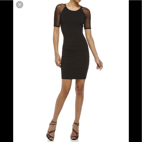 John & Jenn Mesh Sleeve Bandage Dress - Picture 3 of 8